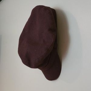 Wool newsboy hat